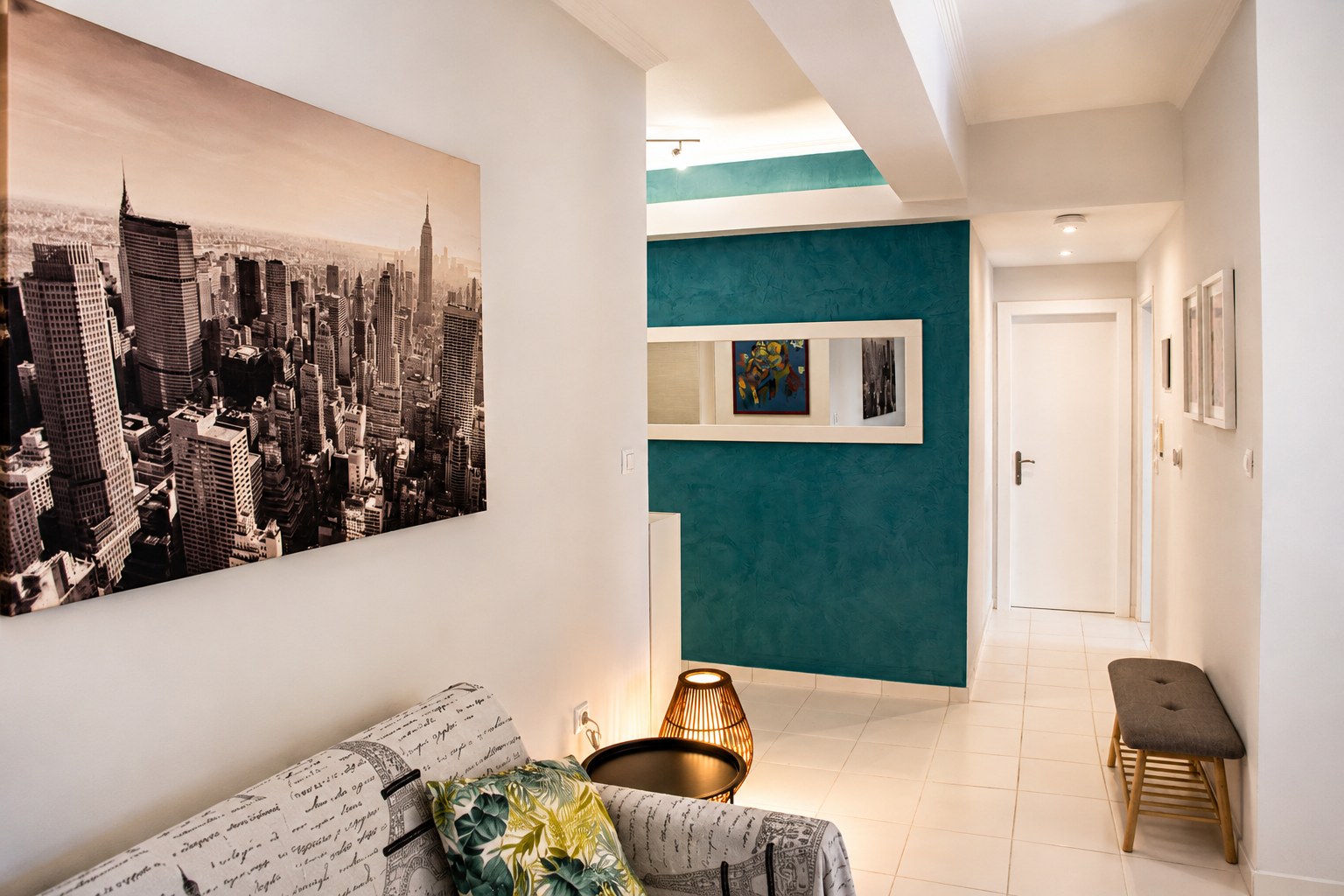 Open plan interior of ESSENZA by ELIZOR COLLECTION